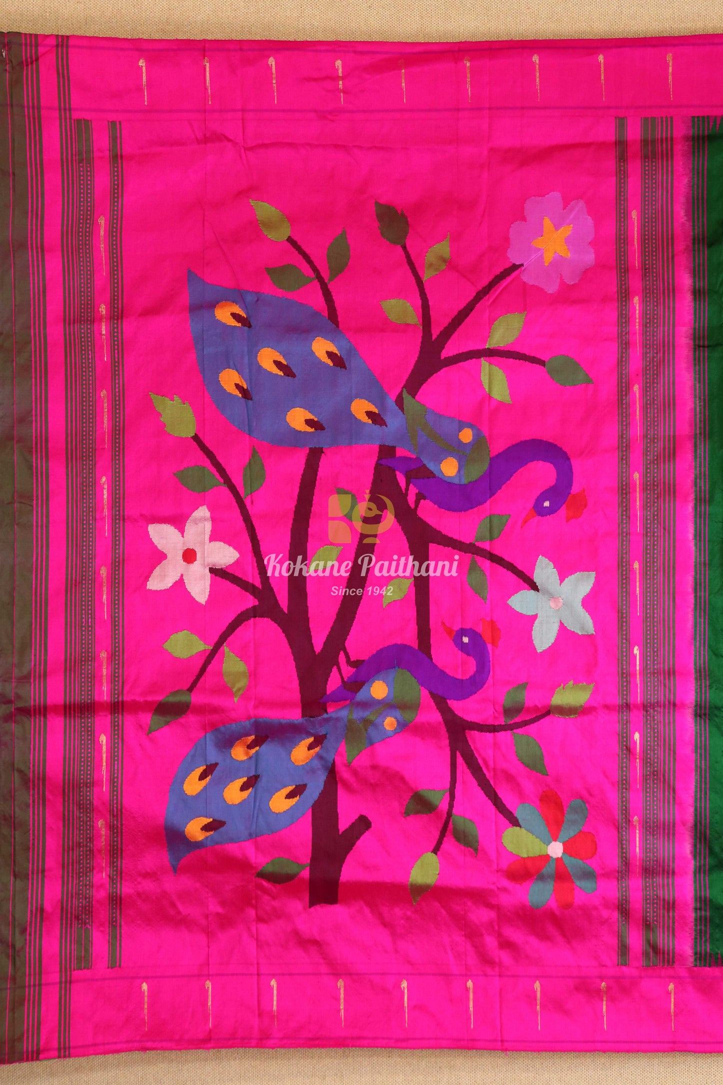 Muniya Brocade Paithani Saree