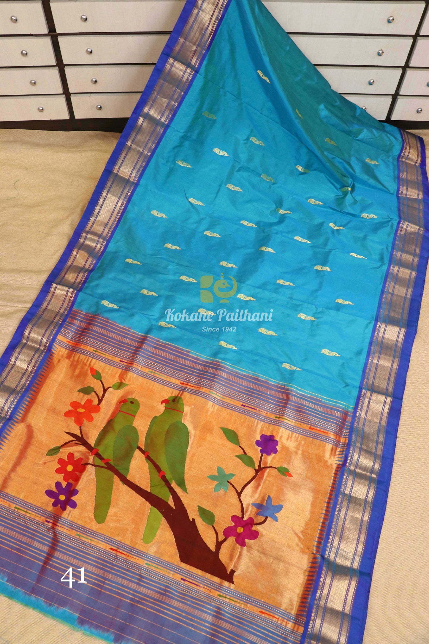 Fancy Pallu Silk Paithani Saree