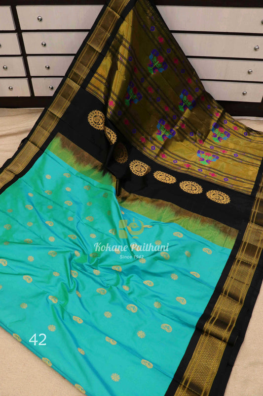 Maharani Pallu Silk Paithani Saree