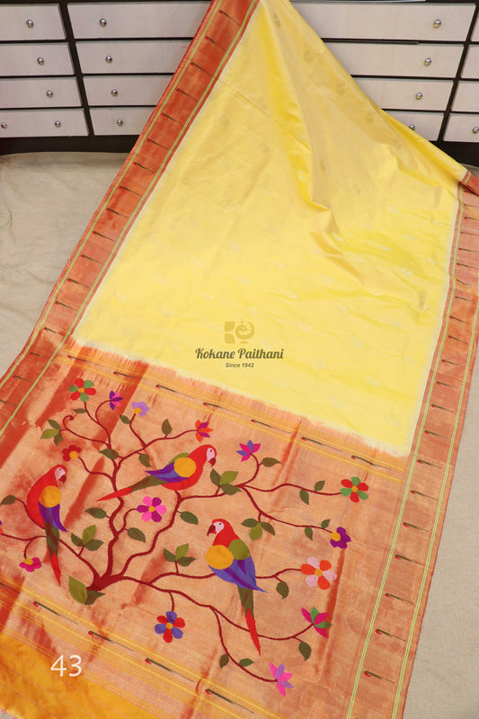 Muniya Brocade Paithani Saree