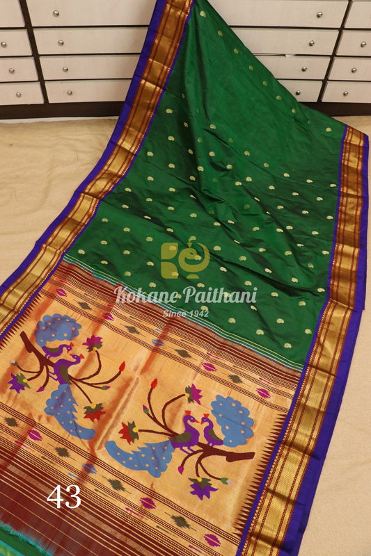 Fancy Pallu Silk Paithani Saree