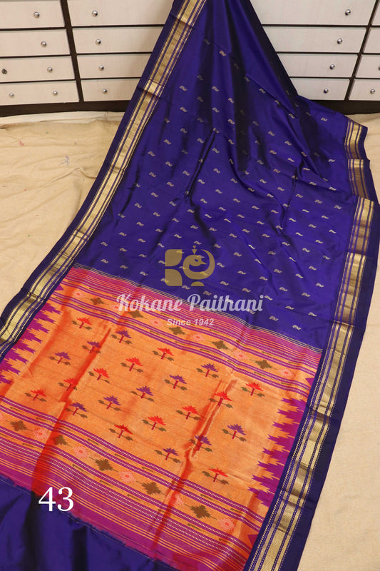 Fancy Pallu Silk Paithani Saree