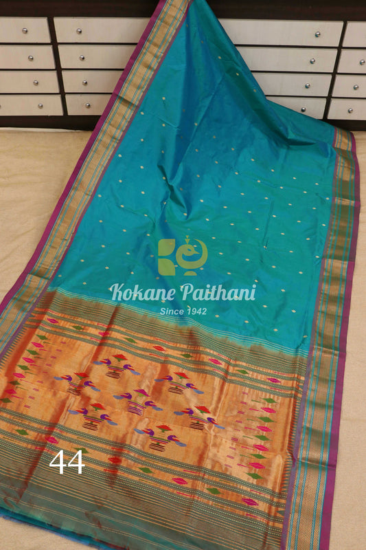 Traditional Pallu Silk Paithani Saree