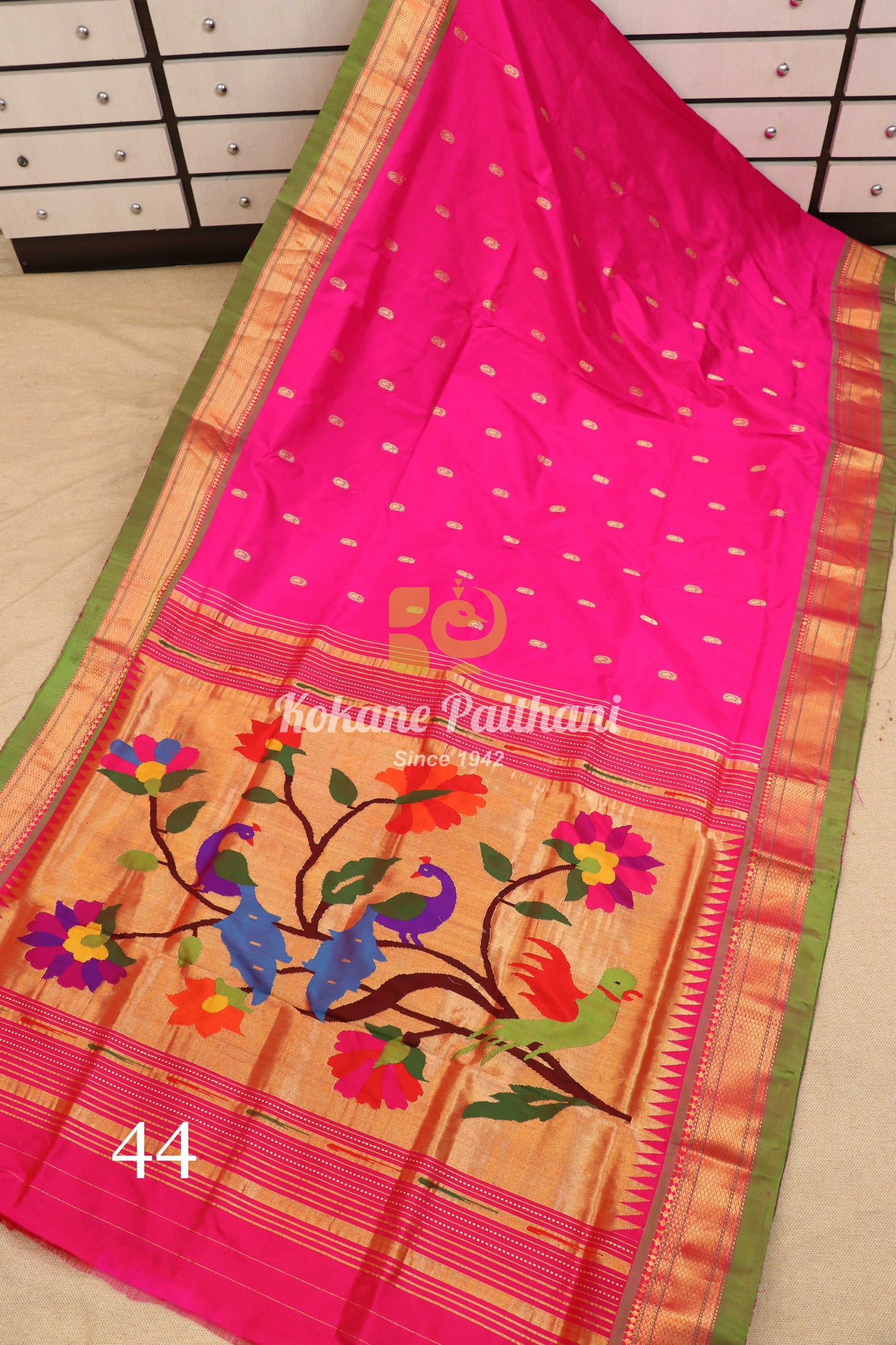 Fancy Pallu Silk Paithani Saree