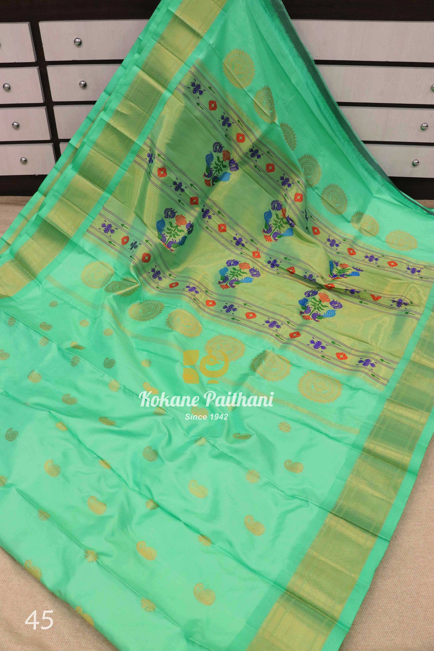 Maharani Pallu Silk Paithani Saree