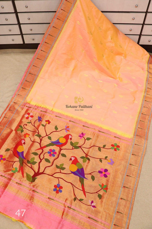 Muniya Brocade Paithani Saree