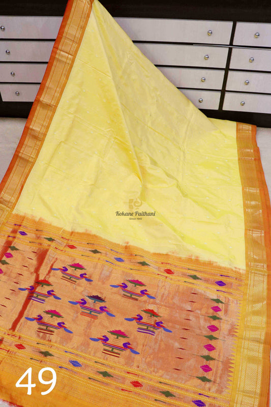 Traditional Pallu Silk Paithani Saree