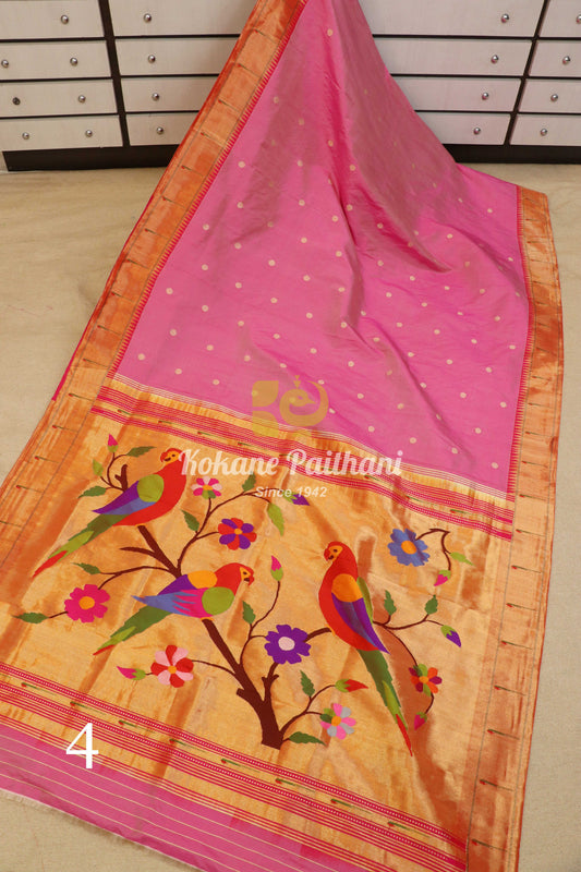 Muniya Brocade Paithani Saree