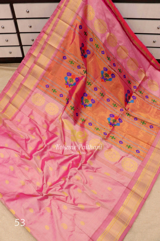 Maharani Pallu Silk Paithani Saree