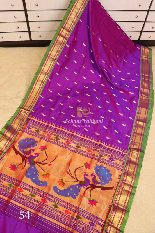 Fancy Pallu Silk Paithani Saree