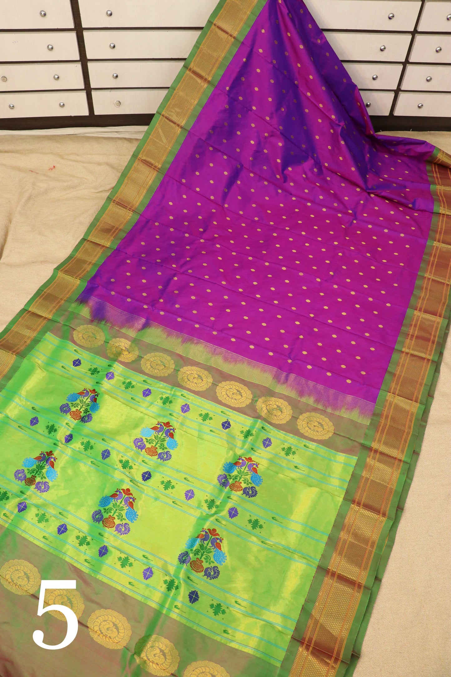 Kalanjali Silk Paithani Saree