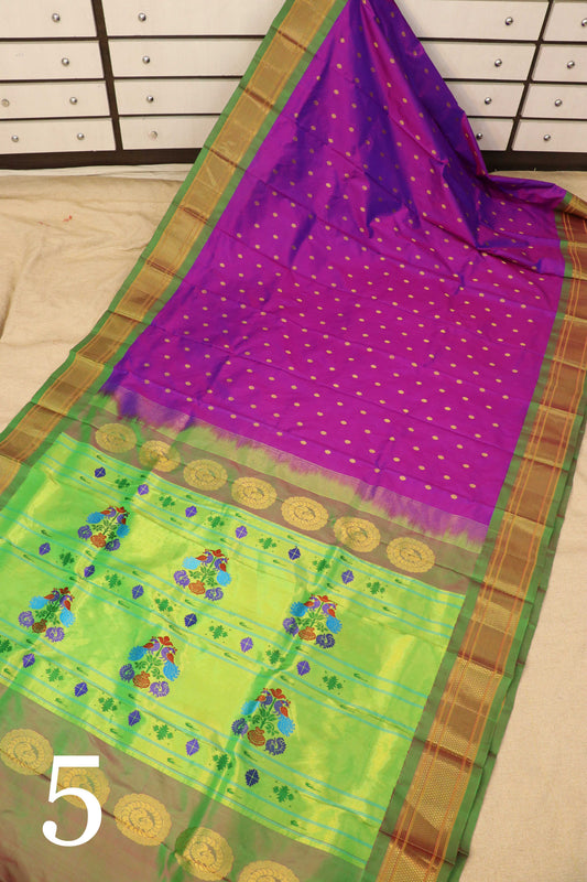 Kalanjali Silk Paithani Saree
