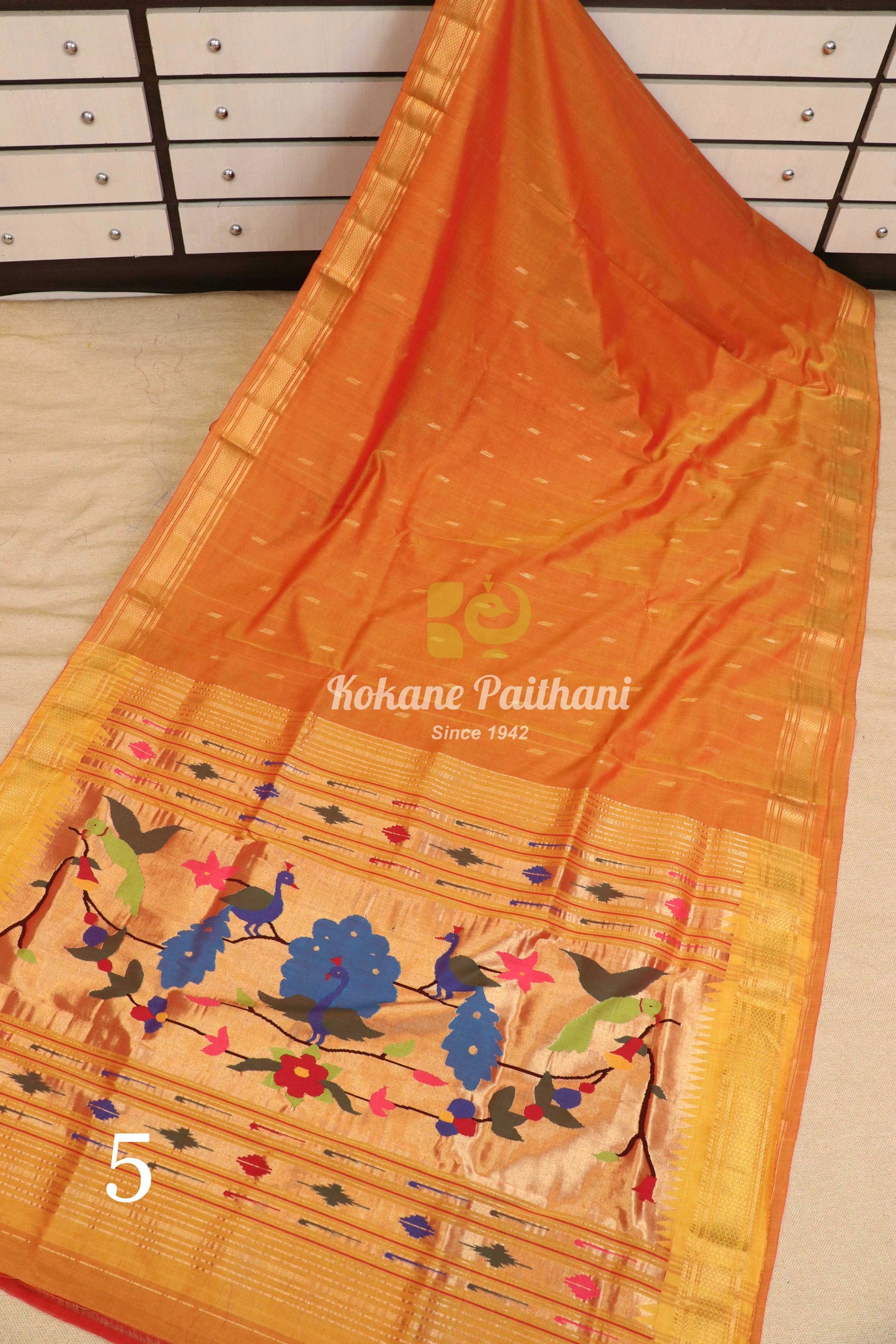 Premium Cotton Paithani Saree