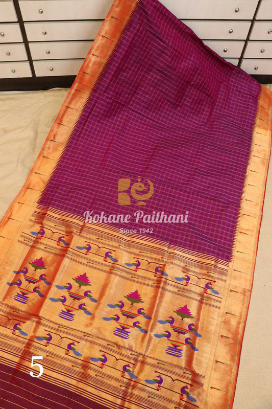 Muniya Brocade Paithani Saree