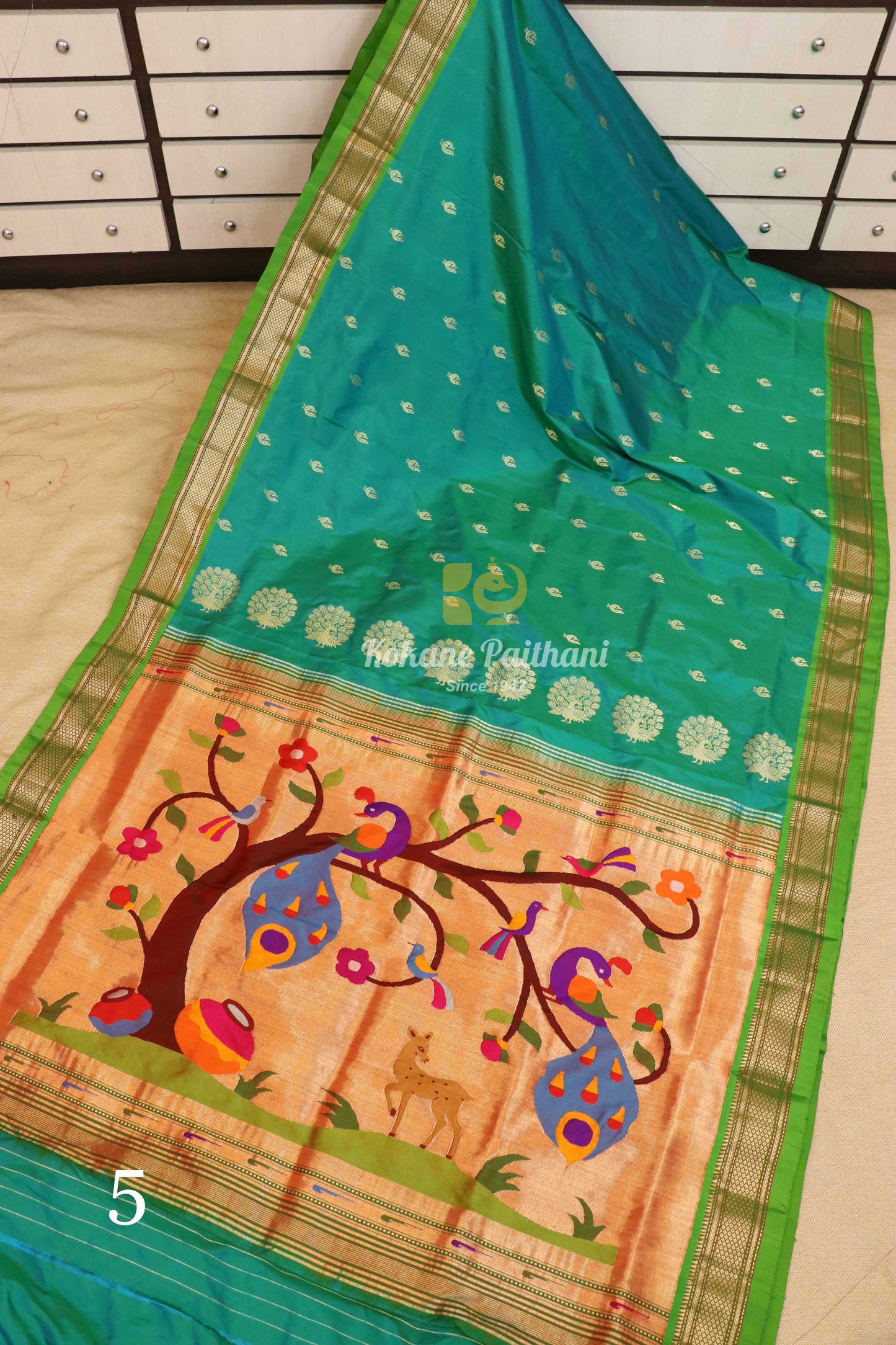 Fancy Pallu Silk Paithani Saree