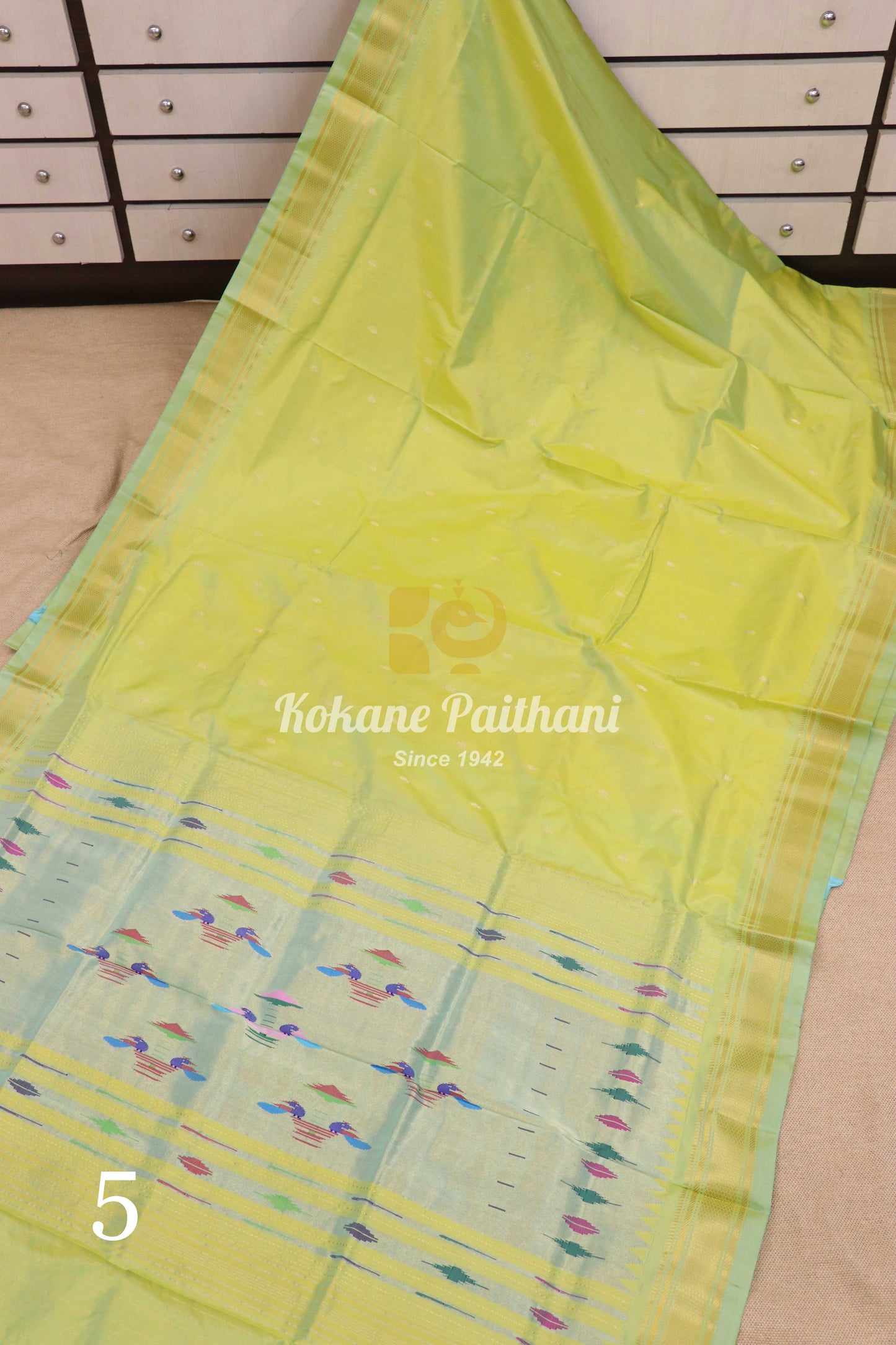 Traditional Pallu Silk Paithani Saree