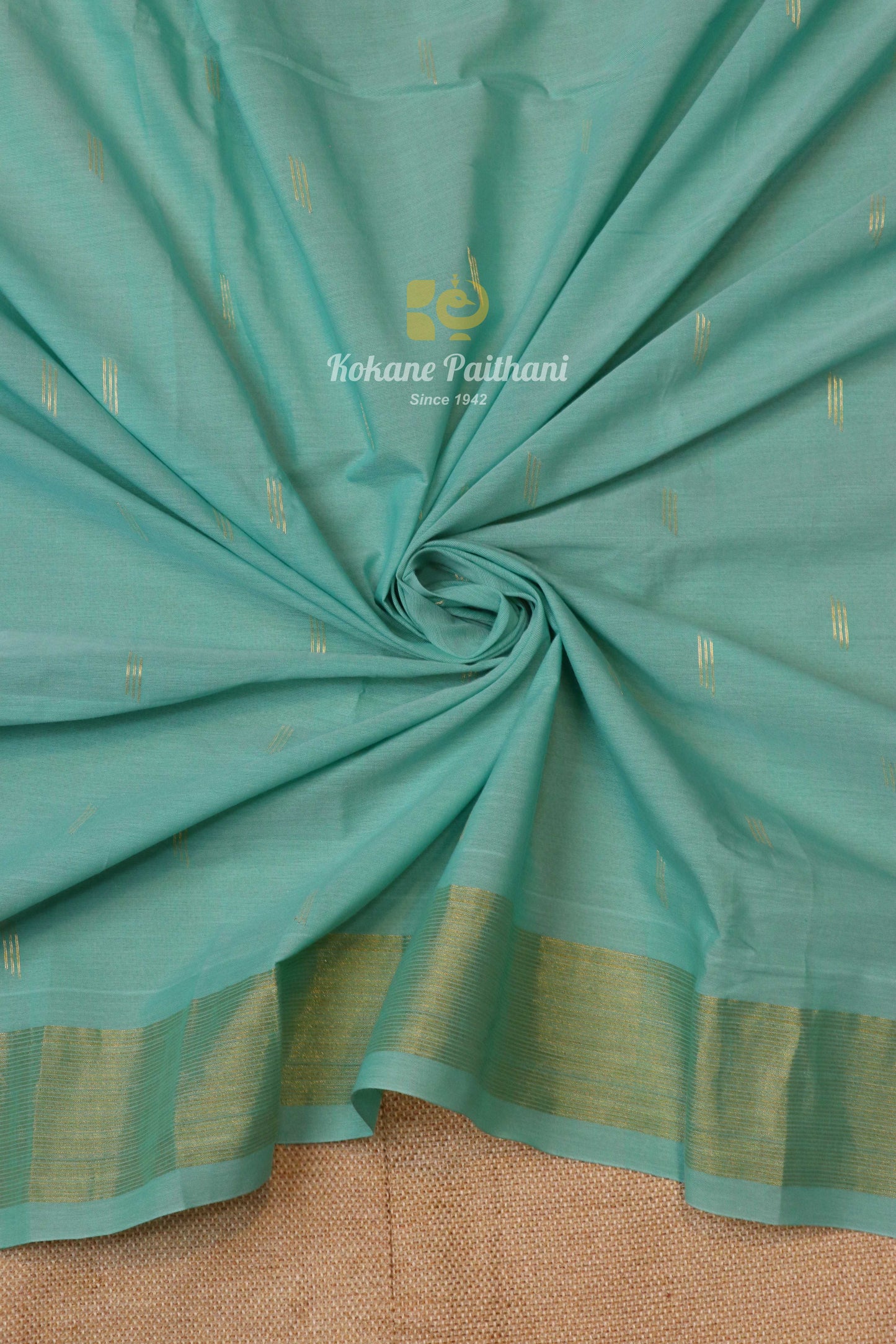 Traditional Pallu Cotton Paithani Saree