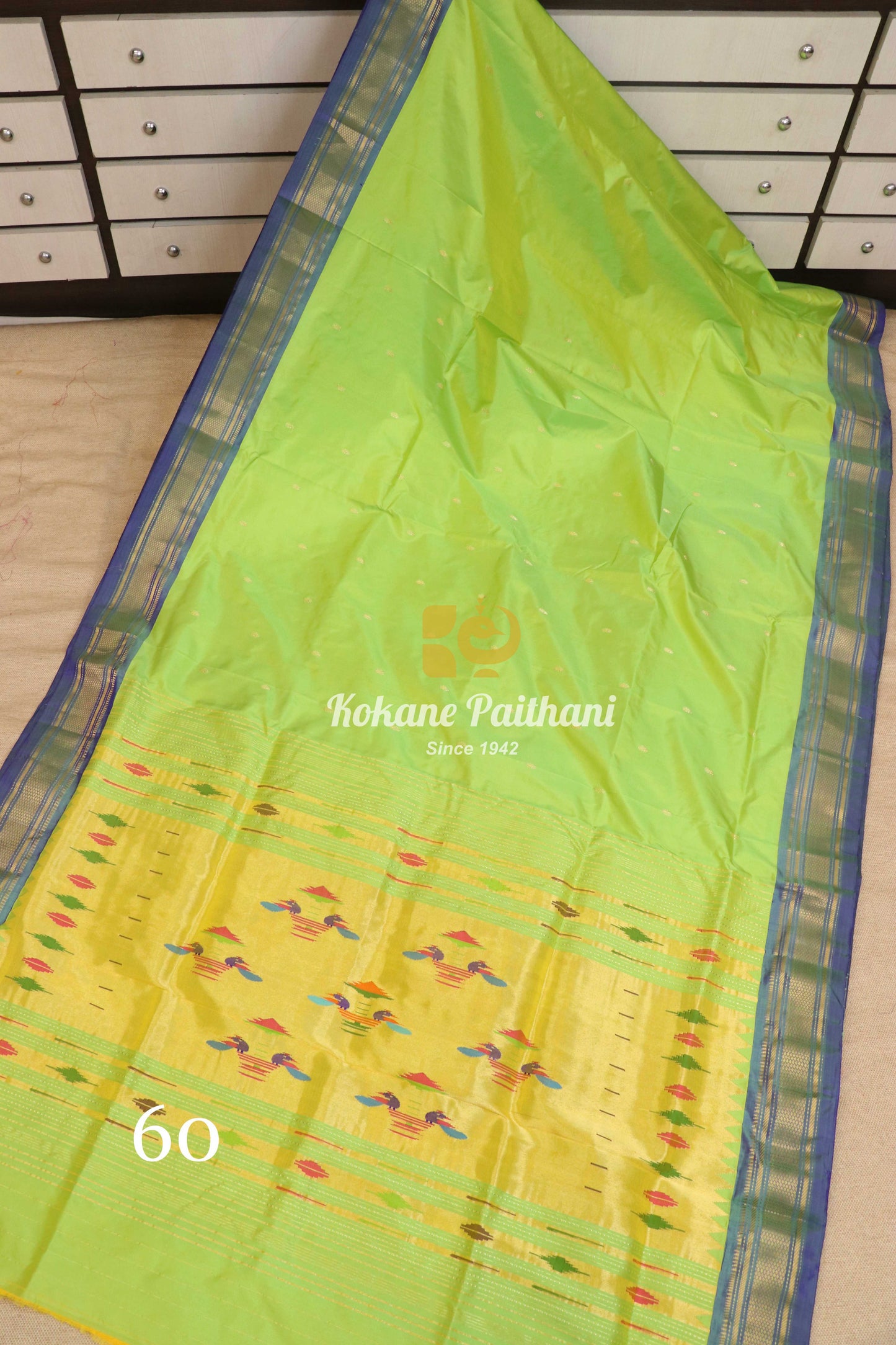 Traditional Pallu Silk Paithani Saree