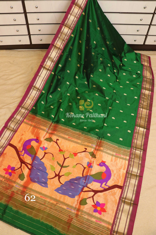 Fancy Pallu Silk Paithani Saree