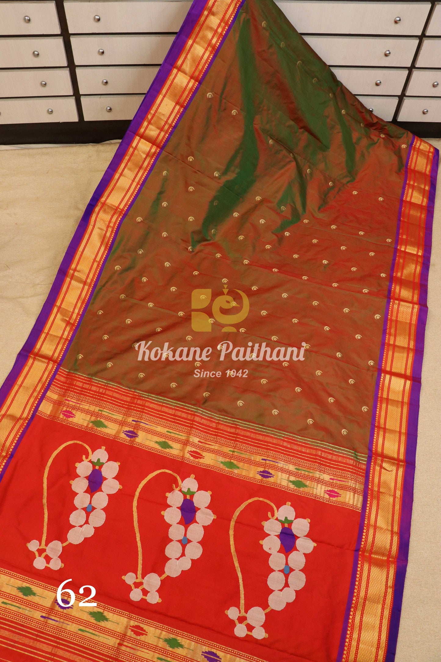 Fancy Pallu Silk Paithani Saree