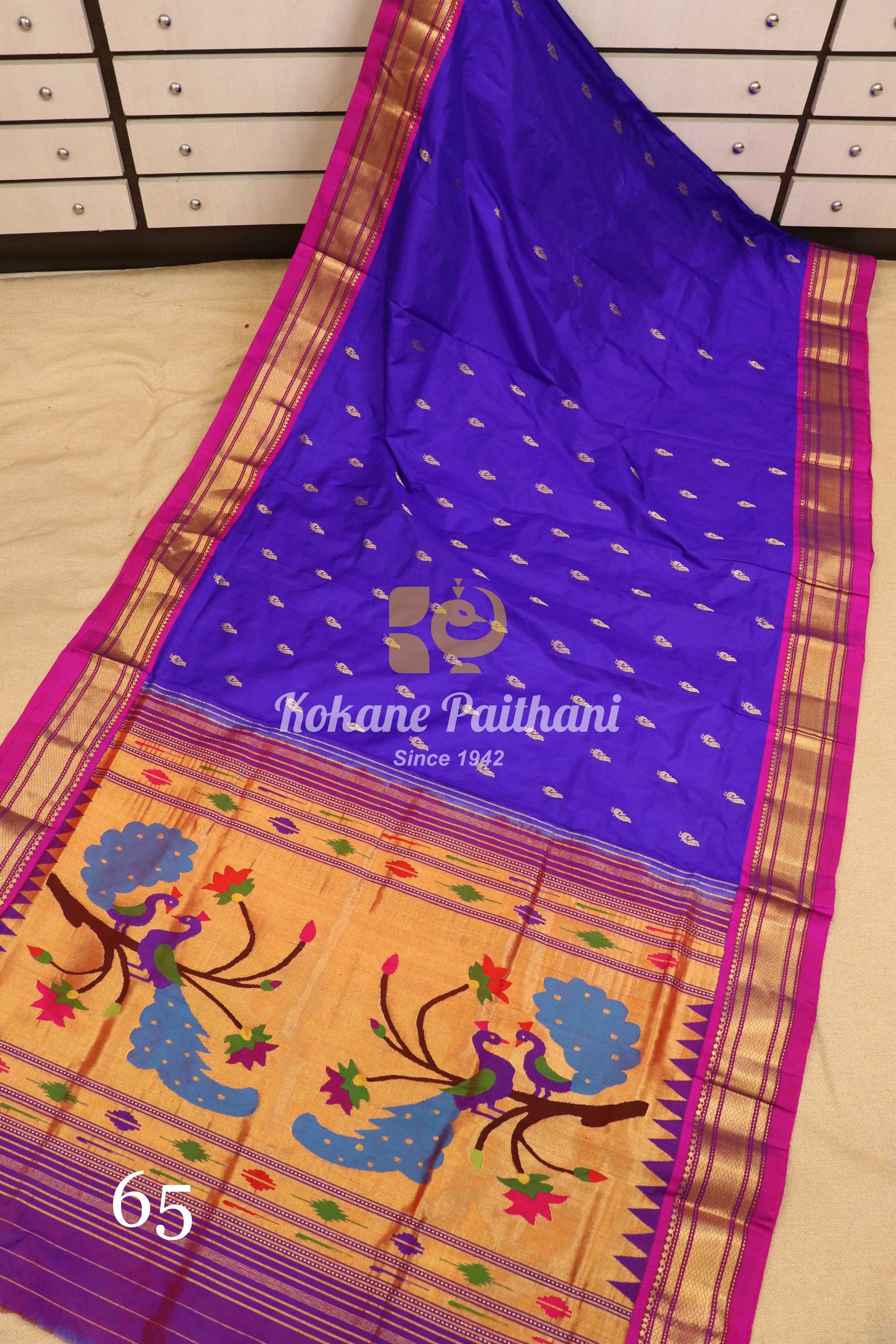 Fancy Pallu Silk Paithani Saree