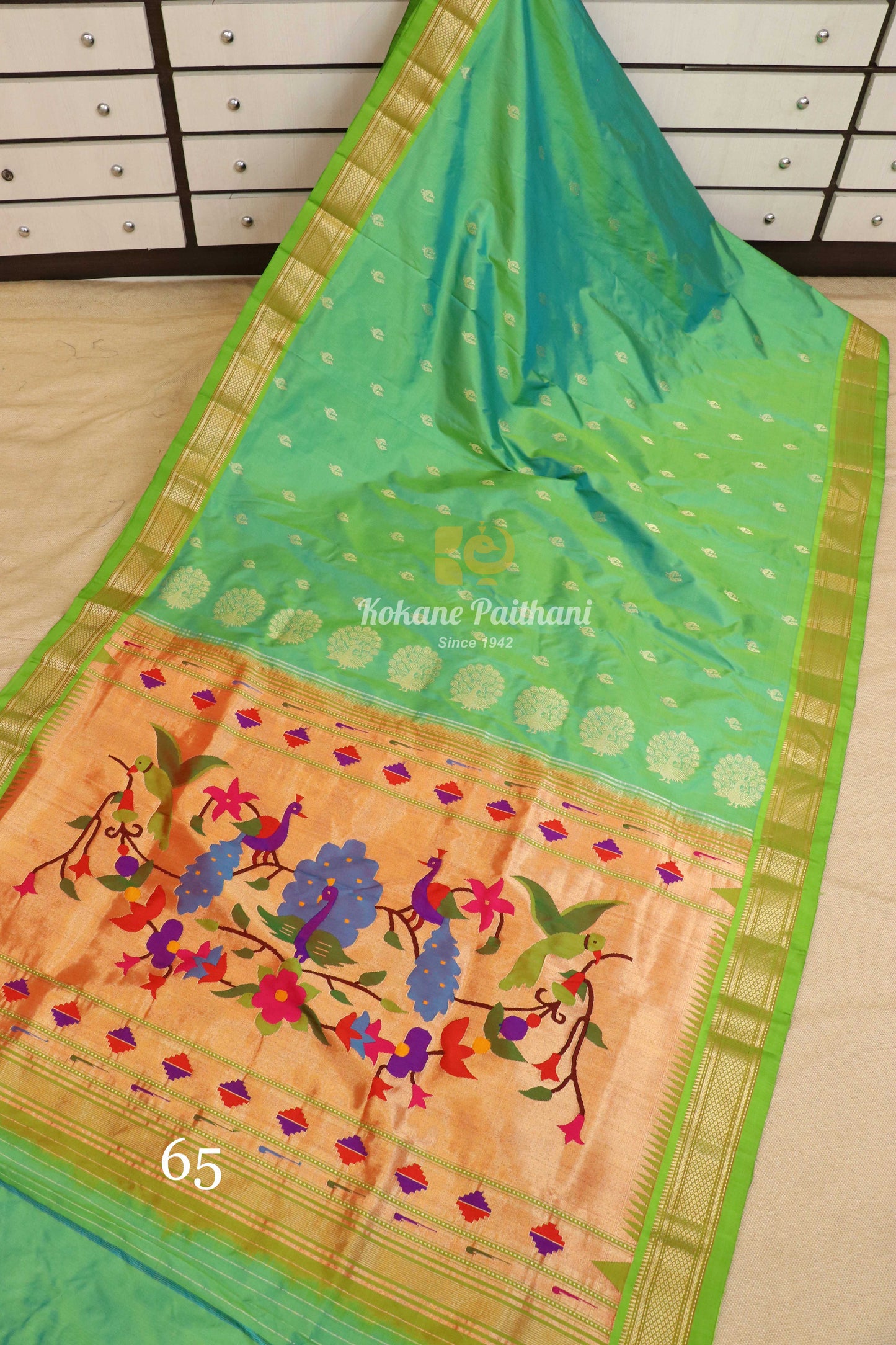 Fancy Pallu Silk Paithani Saree