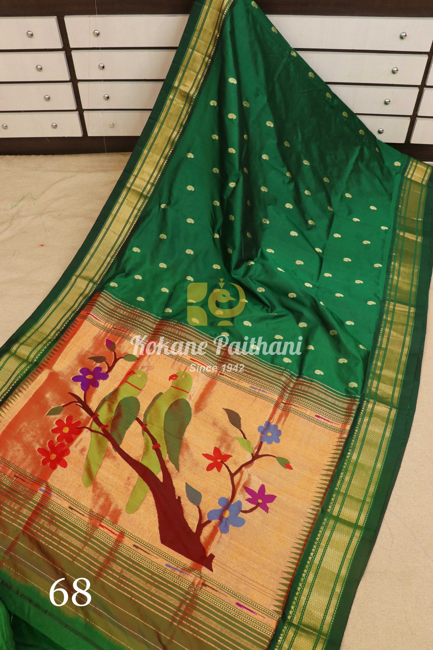 Fancy Pallu Silk Paithani Saree