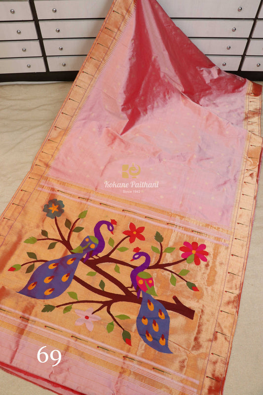 Muniya Brocade Paithani Saree