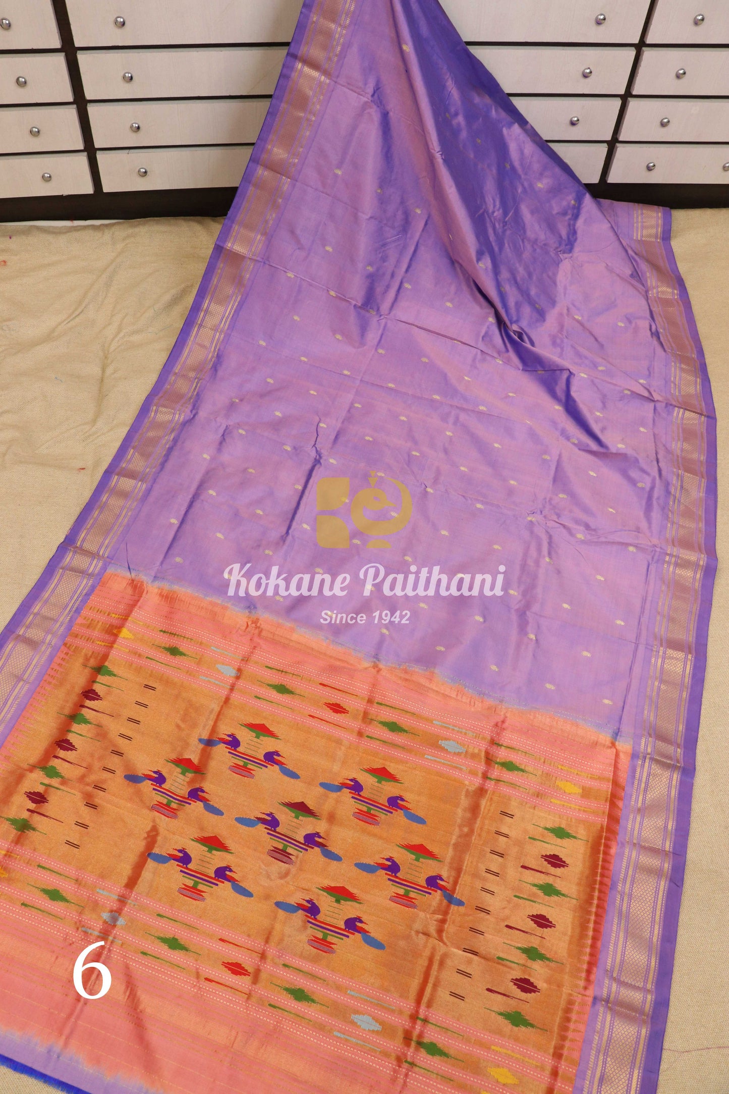 Traditional Pallu Silk Paithani Saree