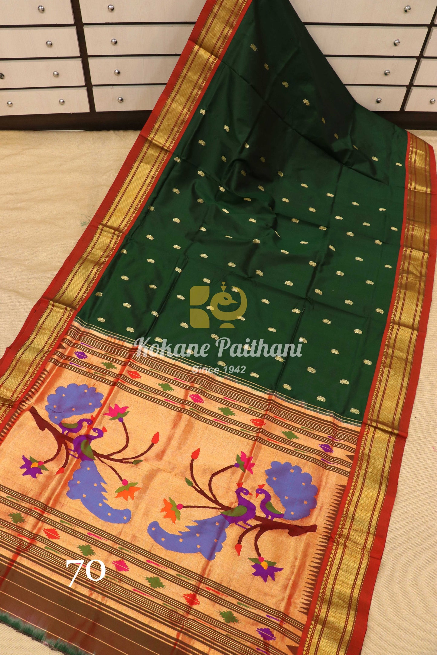 Fancy Pallu Silk Paithani Saree