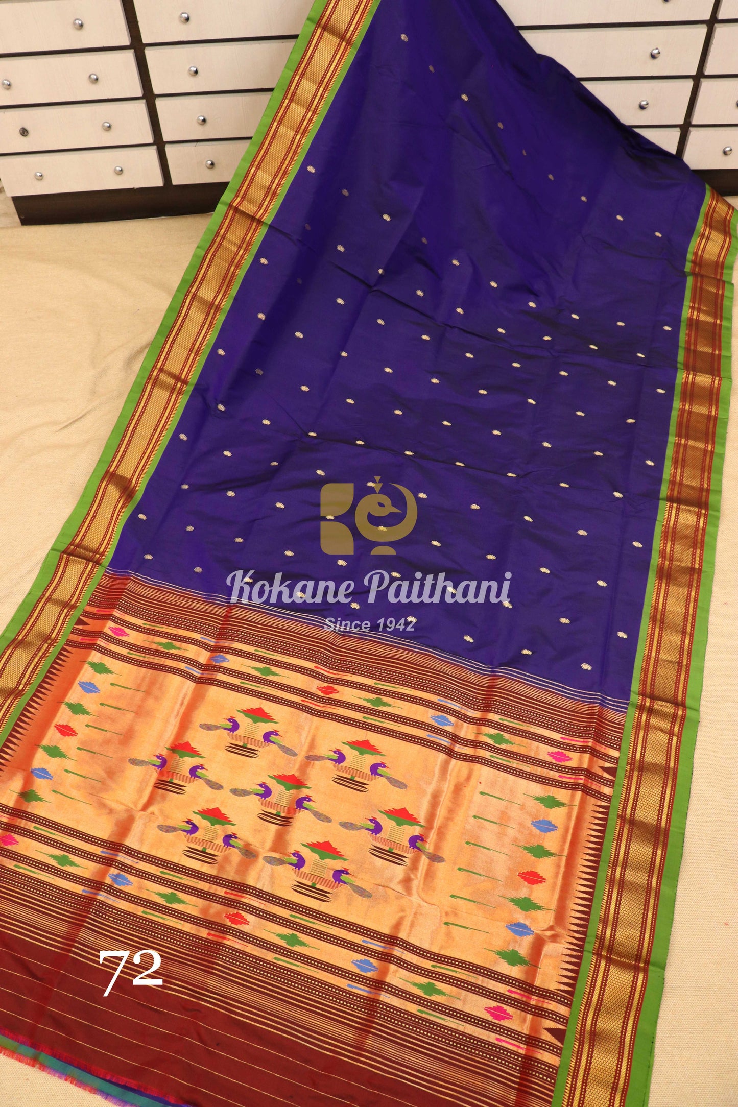 Traditional Pallu Silk Paithani Saree