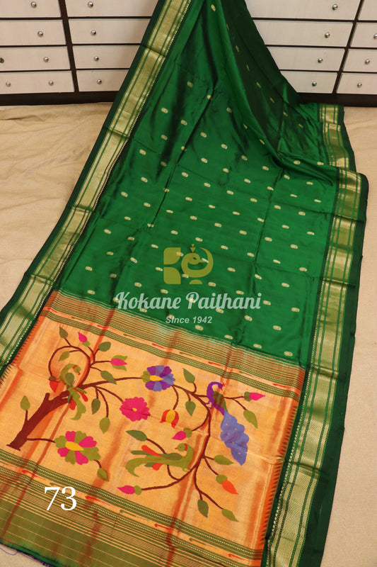 Fancy Pallu Silk Paithani Saree