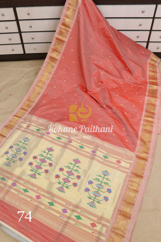 Fancy Pallu Silk Paithani Saree