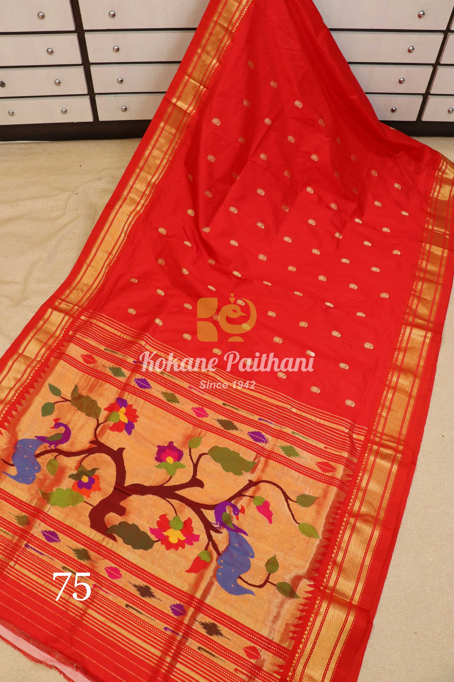 Fancy Pallu Silk Paithani Saree