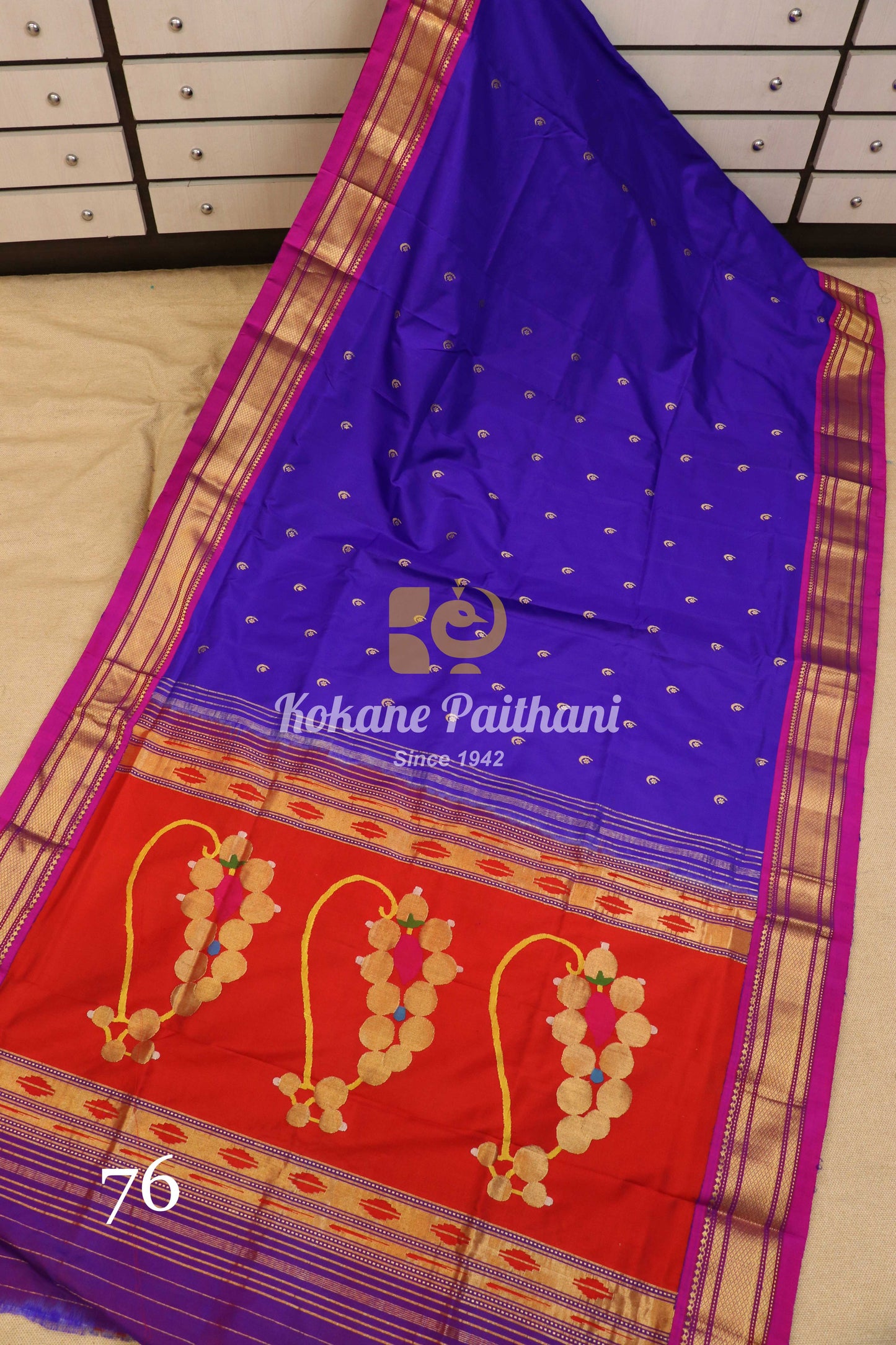 Fancy Pallu Silk Paithani Saree