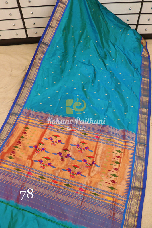 Traditional Pallu Silk Paithani Saree