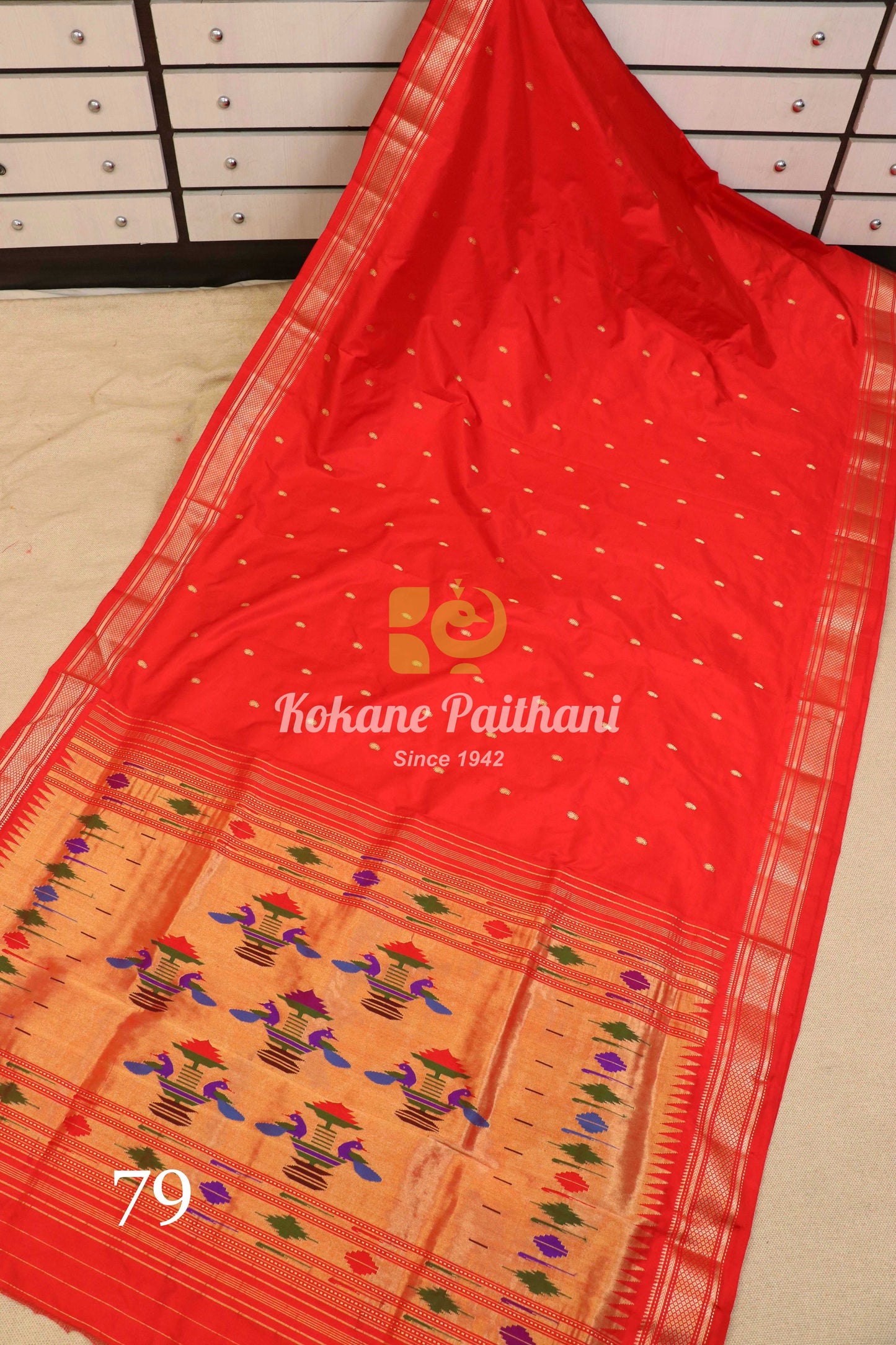 Traditional Pallu Silk Paithani Saree