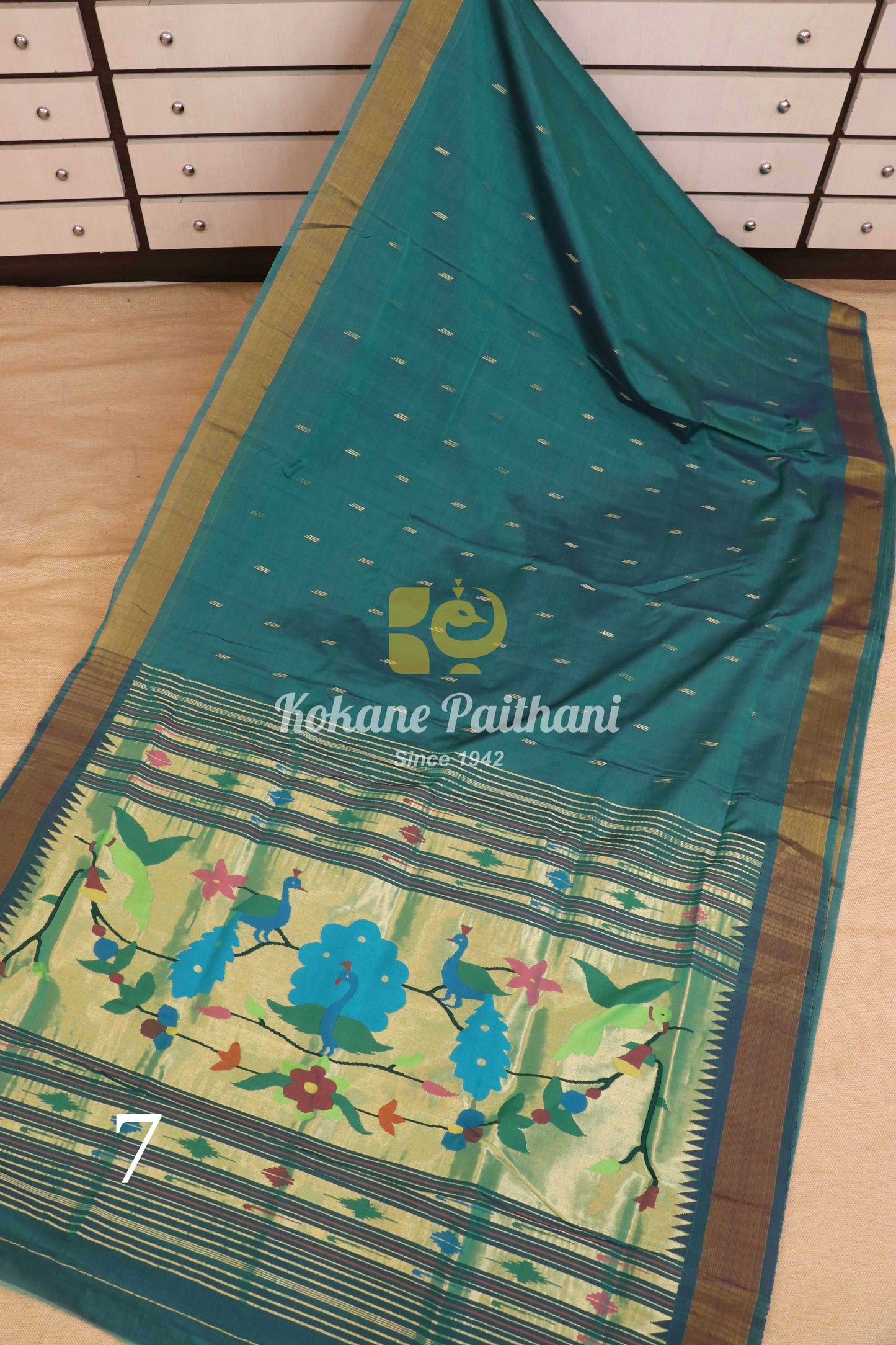 Premium Cotton Paithani Saree