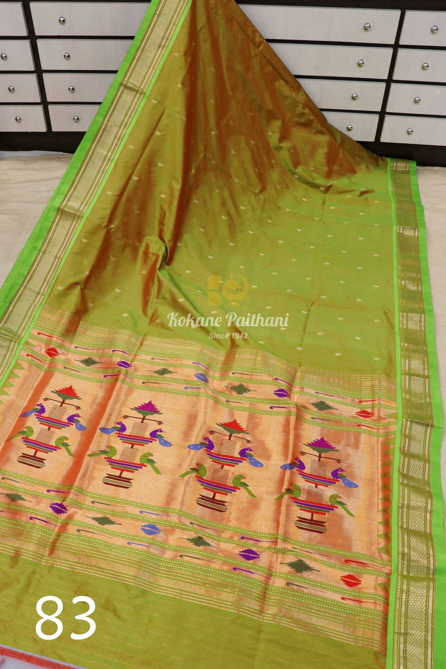 Fancy Pallu Silk Paithani Saree