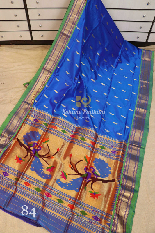 Fancy Pallu Silk Paithani Saree