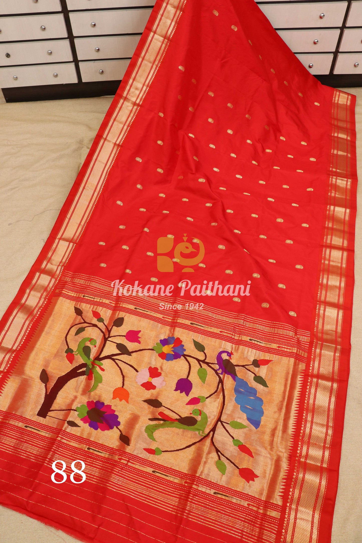 Fancy Pallu Silk Paithani Saree