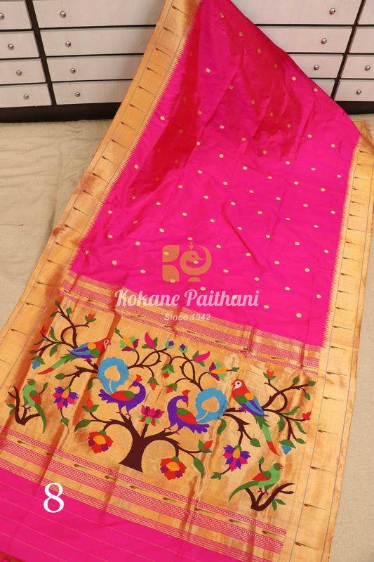 Muniya Brocade Paithani Saree