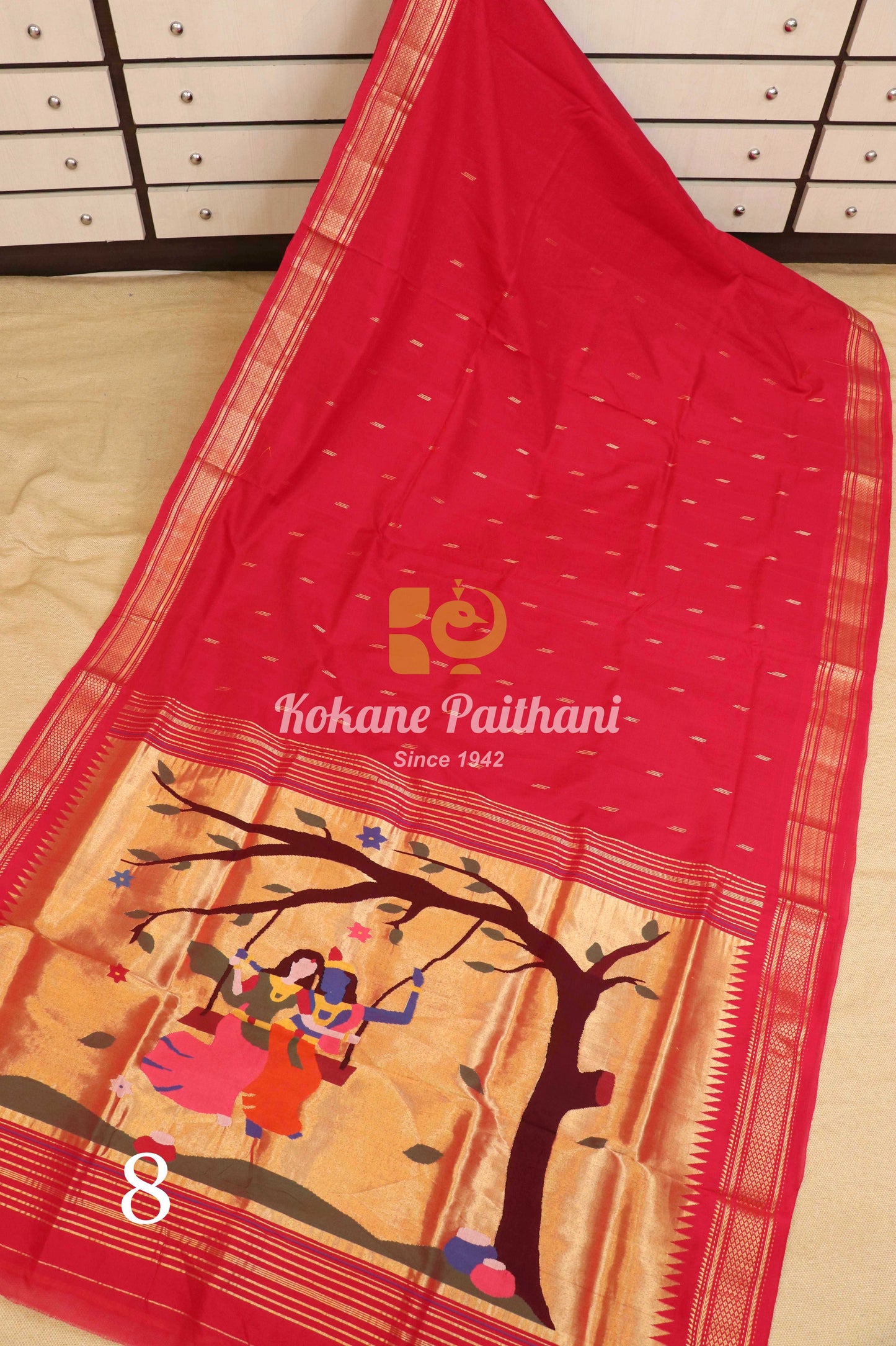 Premium Cotton Paithani Saree