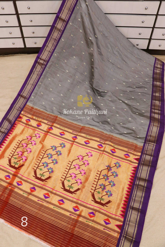 Fancy Pallu Silk Paithani Saree