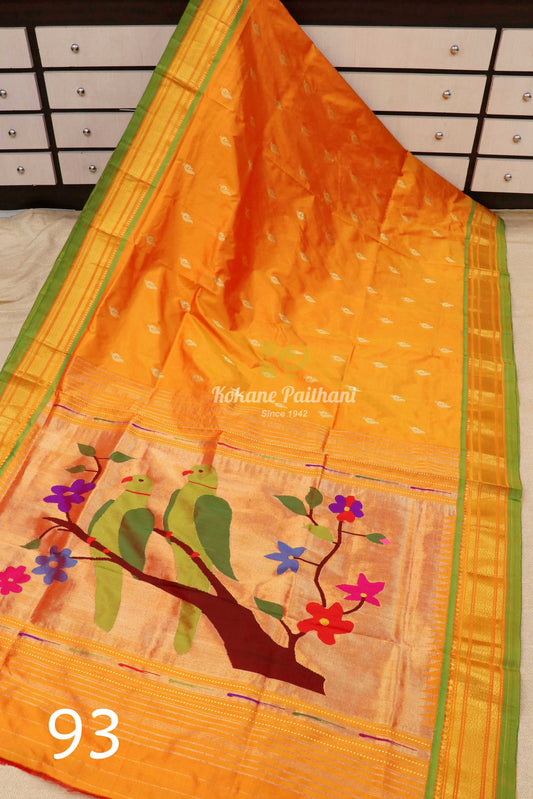 Fancy Pallu Silk Paithani Saree