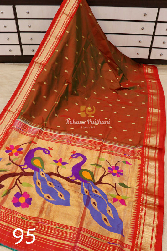 Fancy Pallu Silk Paithani Saree