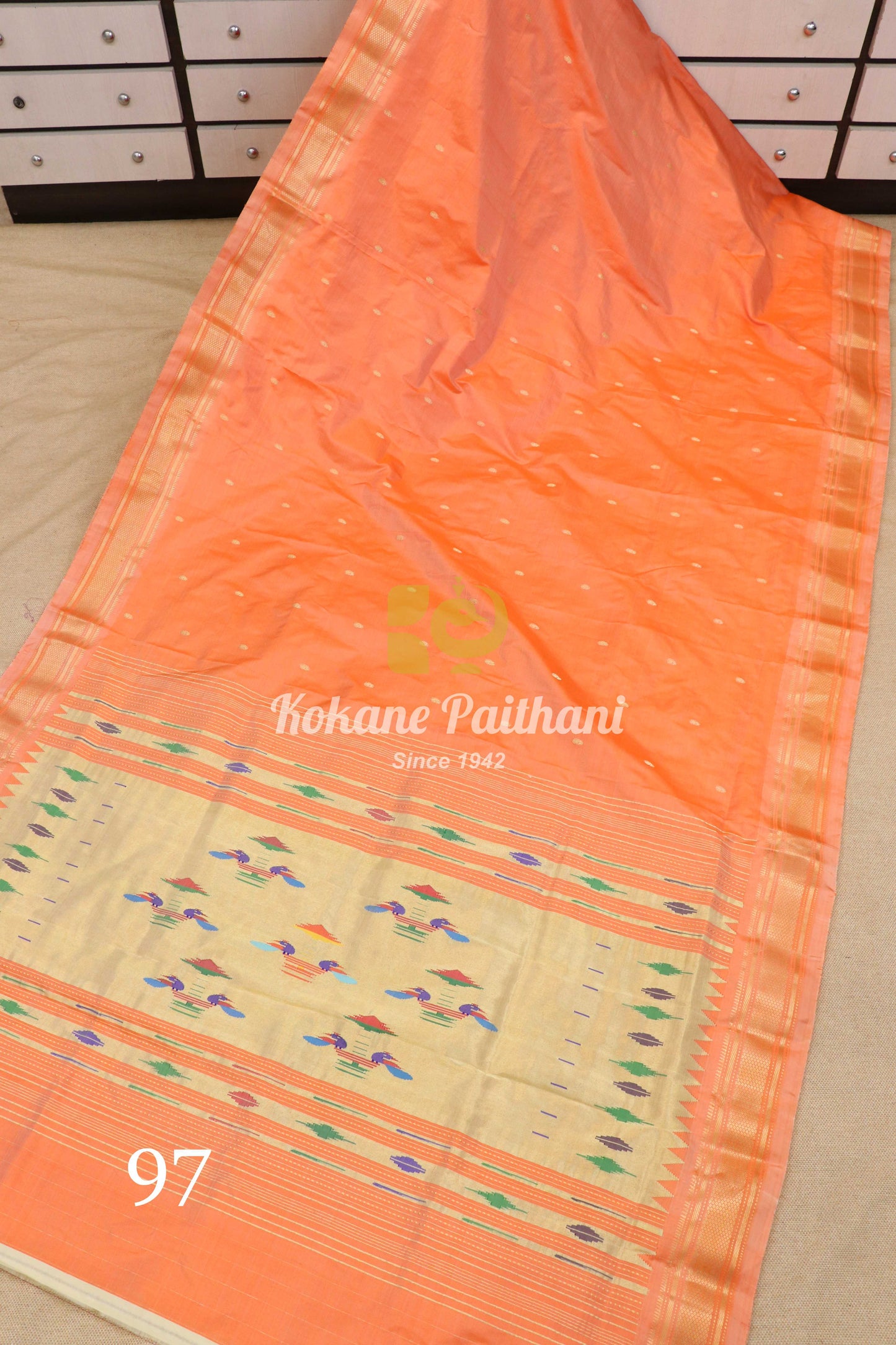 Traditional Pallu Silk Paithani Saree