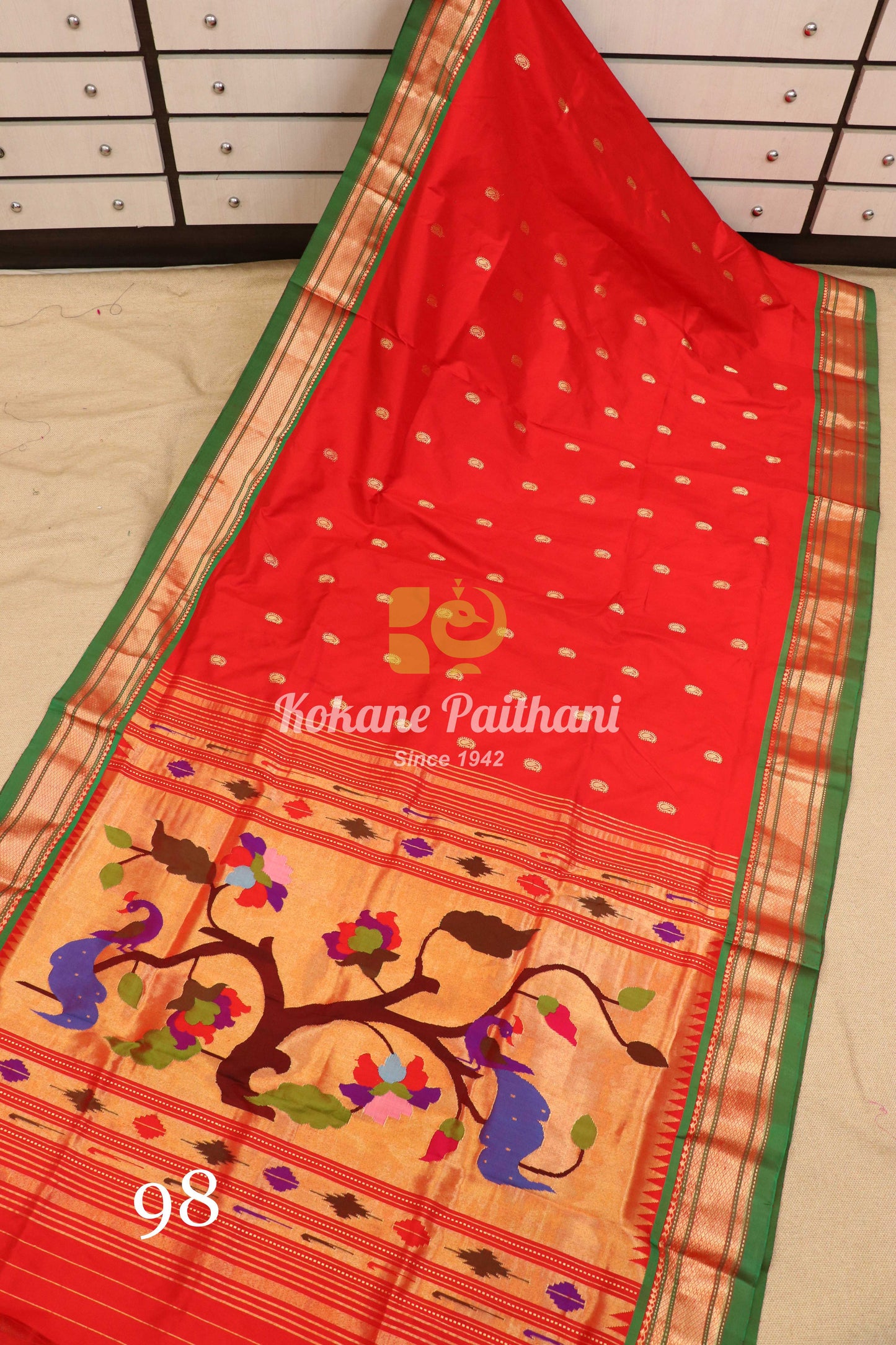 Fancy Pallu Silk Paithani Saree