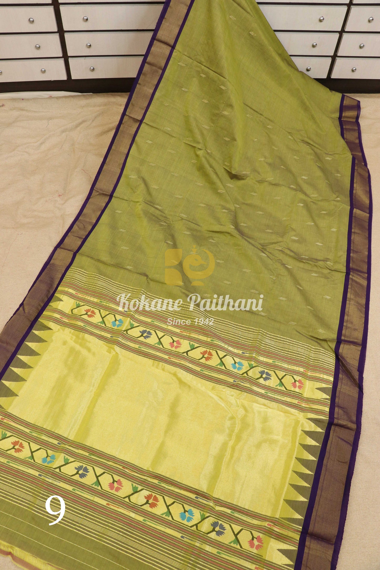 Premium Cotton Paithani Saree