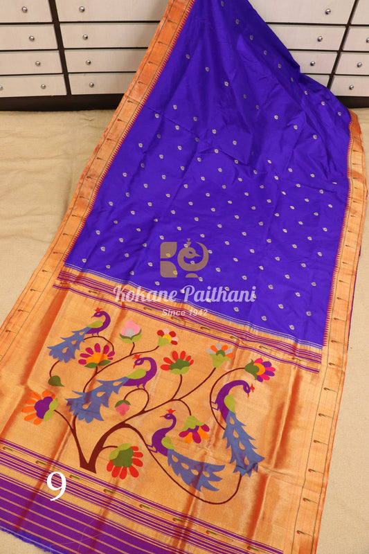 Muniya Brocade Paithani Saree